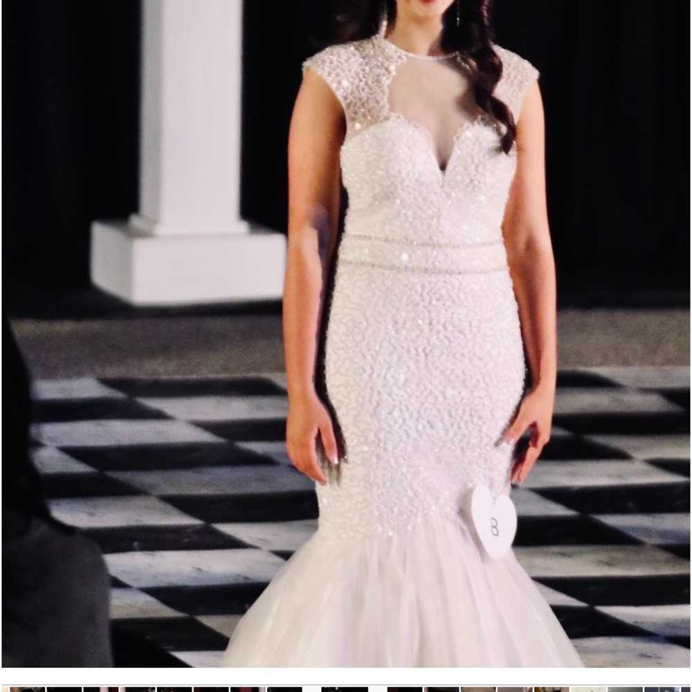 Pageant dress altered to a 0 beautiful dress open back